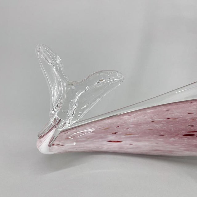 Large Bohemian Glass Fish, 1970s For Sale - Image 9 of 12