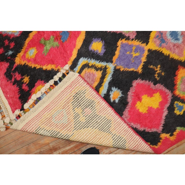 Late 20th Century Contemporary Turkish Tulu Rug, 6'4'' X 8'4'' For Sale - Image 9 of 10
