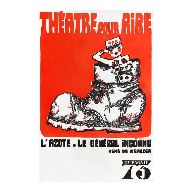 Théâtre pour Rire, Unknown Artist Poster For Sale