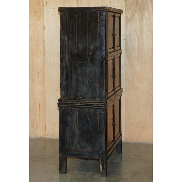 Antique Chinese Export Compound Cabinet, 1920 For Sale - Image 13 of 18