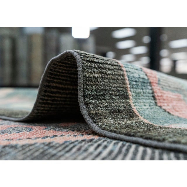 Black Turkish Oushak Rug 12' x 15'9" #20323 For Sale - Image 8 of 8