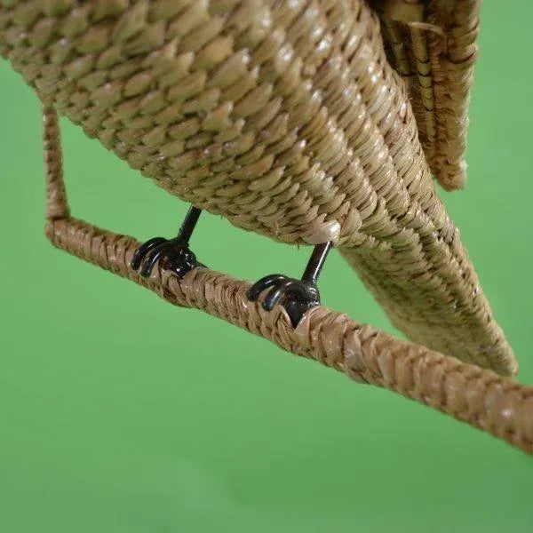 Wood Cockatoo on a Swing Mario Lopez Torres For Sale - Image 7 of 9