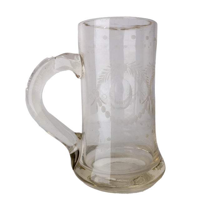 Late 19th Century French Engraved Beer Mug For Sale - Image 3 of 6