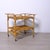 Brown Vintage Italian Bamboo Bar Cart, 1970s For Sale - Image 8 of 9
