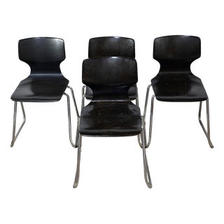 Side Chairs from Pagholz Flötotto, 1960s, Set of 4 For Sale