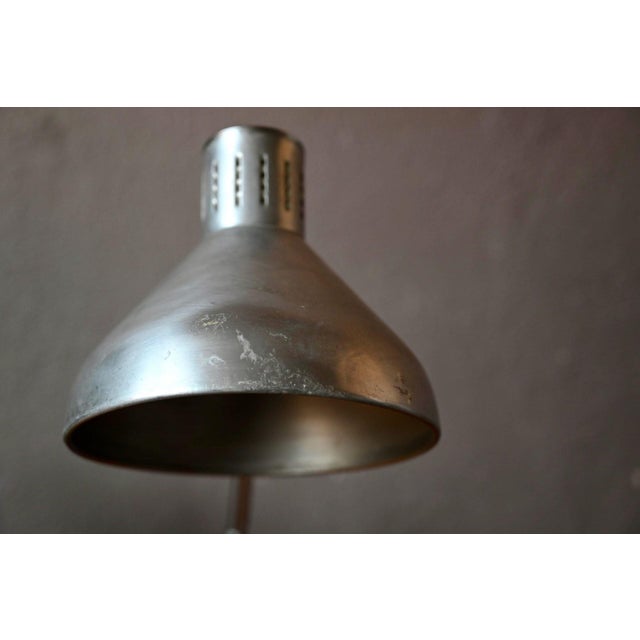 Metal Industrial GS1 Gooseneck Desk Lamp in Chrome-Plated Aluminum from Jumo, 1960s For Sale - Image 7 of 12
