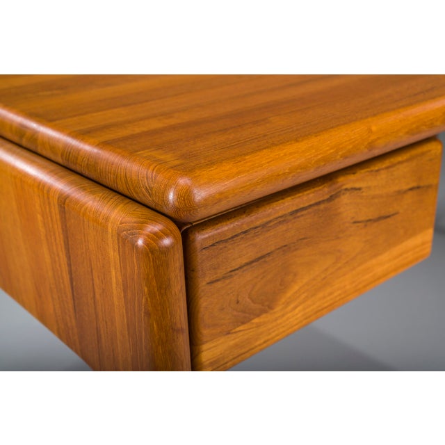 Vintage Danish Cabinetmaker Desk in Teak, 1950s For Sale - Image 14 of 18
