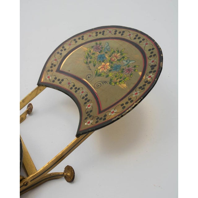 Folk-Art-Style Folding Chairs, 1940s, Set of 2 For Sale - Image 11 of 16