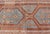 Sky Blue Hand-Knotted Antique Persian Karajeh Runner With Sub-Geometric Tribal Medallions 3'2 X 10'8 For Sale - Image 8 of 13