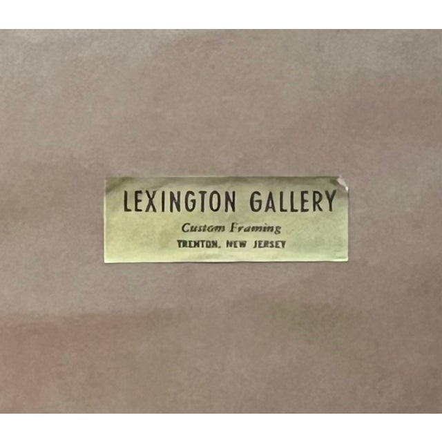 Printmaking Materials Richard Kemble (Nantucket & Key West 1932 - 2007) American Modern Abstract Lithograph Signed & Dated 1972 For Sale - Image 7 of 8
