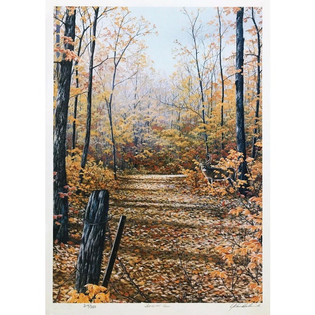 Jake Vandenbrink Hardwood Lane Lithograph on Paper For Sale