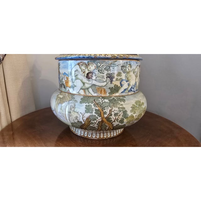 18th Century Italian Lidded Vase, 1700s For Sale - Image 6 of 16