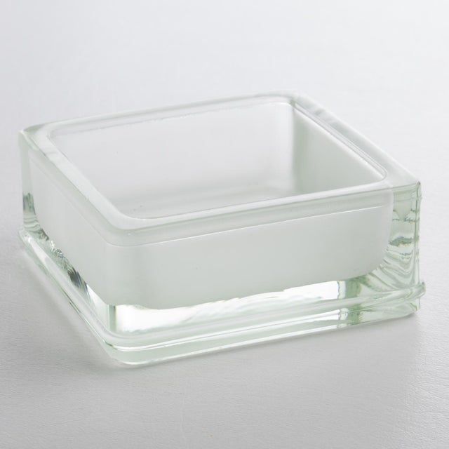 Transparent Lumax Molded Glass Ashtray, Desk Accessory Catchall, Design by Le Corbusier For Sale - Image 8 of 14