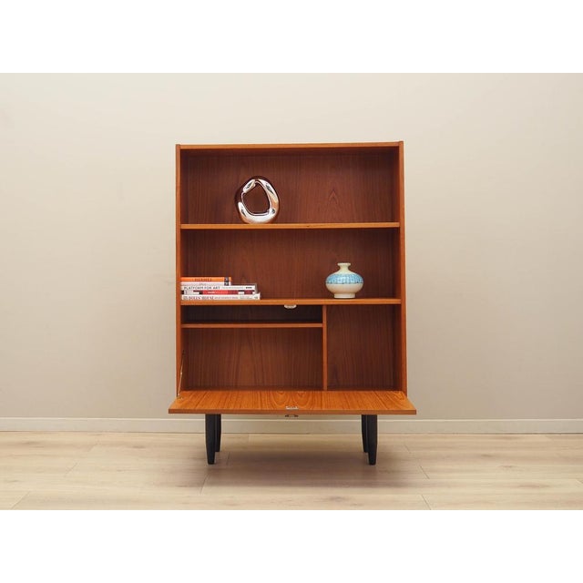Vintage Danish Teak Bookcase, 1960s For Sale - Image 3 of 10