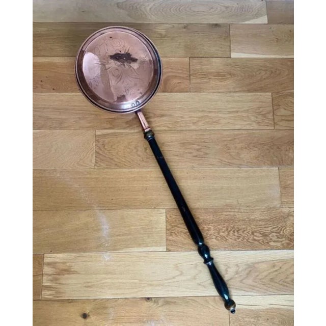 Early 19th Century Antique George III Copper Warming Pan, 1800s For Sale - Image 5 of 5