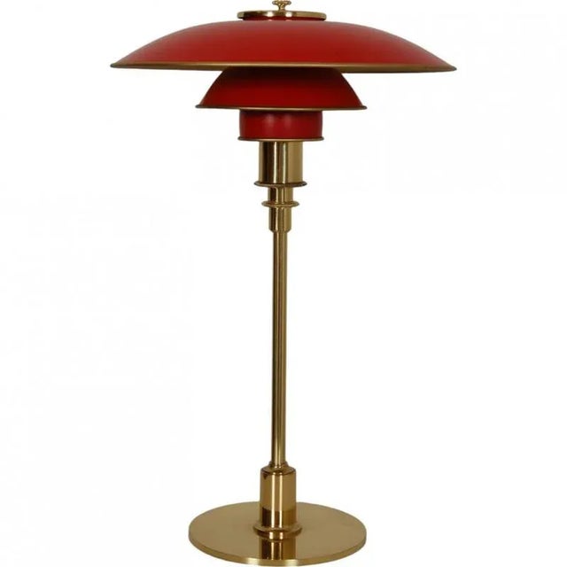 Red Red Ph3/2 Table Lamp from Poul Henningsen, 1990s For Sale - Image 8 of 11