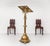 Gold Late Victorian Brass Standing Church Gothic Lectern For Sale - Image 8 of 18