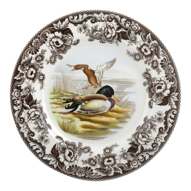 Spode Woodland Dinner Plate 10.5", Mallard For Sale