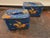 1960s 1960s Pair of Western Art Suitcase Bags Set Collectable For Sale - Image 5 of 12