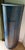 Wood Antique Bow-Front Corner Cabinet in Blue Paint, 18th Century For Sale - Image 7 of 17