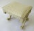 1970s Vintage C.1970's Hollywood Regency French-Style Low Bench For Sale - Image 5 of 13
