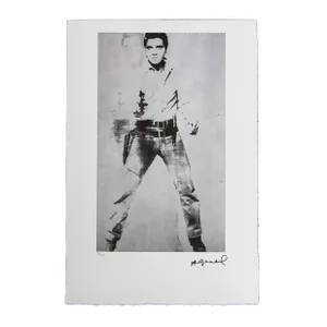 1980s Andy Warhol "Elvis Presley" Limited Edition Lithograph by Leo Castelli