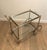 Maison Baguès 1940s Maison Bagués. Neoclassical Style Silvered Brass Drinks Trolley. French For Sale - Image 4 of 12
