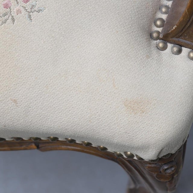 1950s Vintage Louis XV‑Style Chairs, 1950s, Set of 2 For Sale - Image 5 of 10