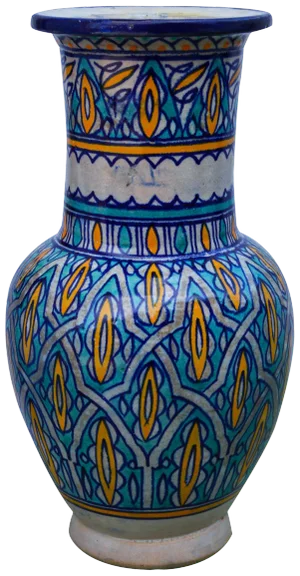 Antique Moorish Ceramic Vase