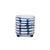 Tie-Dye Design Footed Planter (Set of 2) For Sale In Chicago - Image 6 of 6