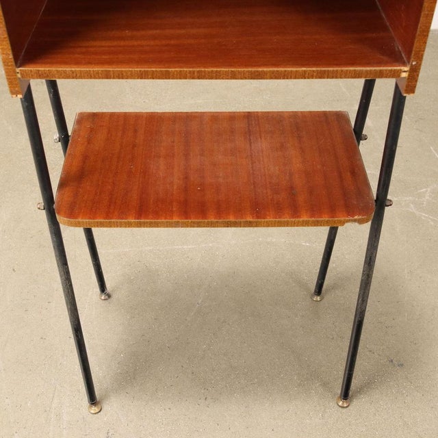Small Cabinet with Open Compartment and Shelf, 1960s For Sale - Image 5 of 9