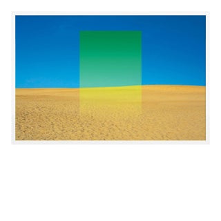 Meditiation: Dune Horizon by Davis Cohen Art Contemporary Photograph in White Frame, Small For Sale