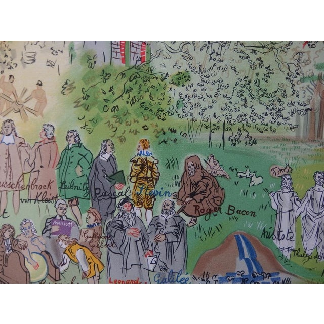 After Raoul Dufy, History of Electricity, Lithograph For Sale - Image 4 of 5