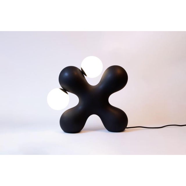 Tabono Table Lamp in Ceramic by Soheila Mahmoodi For Sale - Image 4 of 14