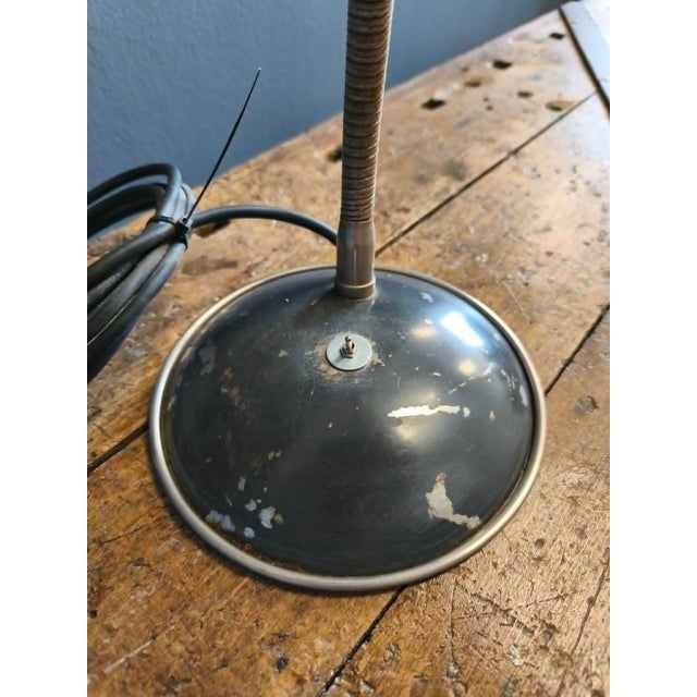 Vintage Patinated Desk Lamp, 1960s For Sale - Image 11 of 13