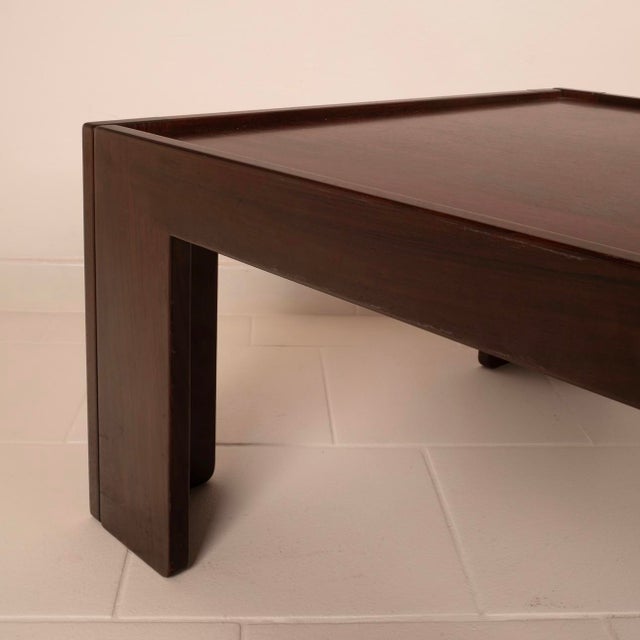 Brown 771 Coffee Table by Afra and Tobia Scarpa for Cassina, 1960 For Sale - Image 8 of 16