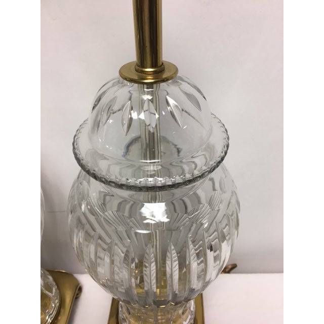 Crystal Ginger Jar Lamps A Pair Chairish