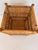 Wood Vintage Split Reed Rattan & Bamboo Planter or Basket For Sale - Image 7 of 10