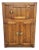 1930s Vintage Solid Oak Wood Ice Chest For Sale