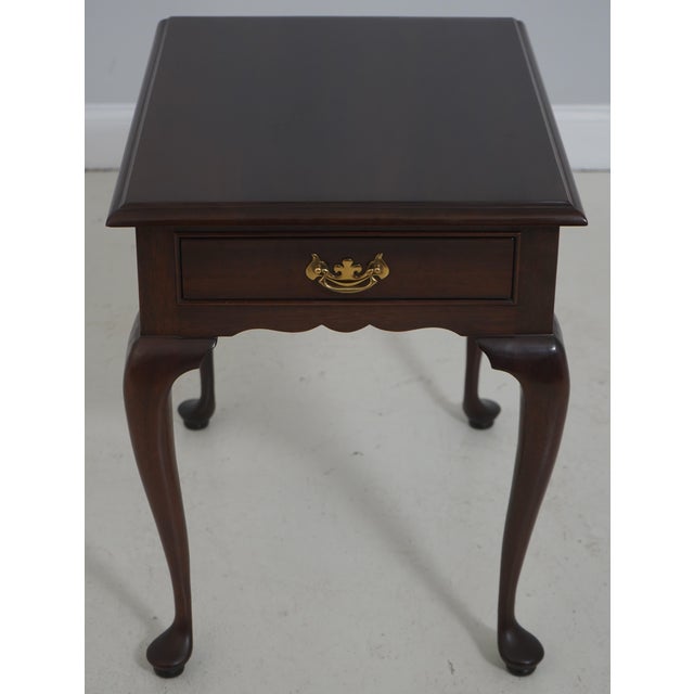 Age: C.1989 Details: High Quality Construction Queen Anne Legs & Pad Feet Traditional Style Solid Brass Hardware Offered @...
