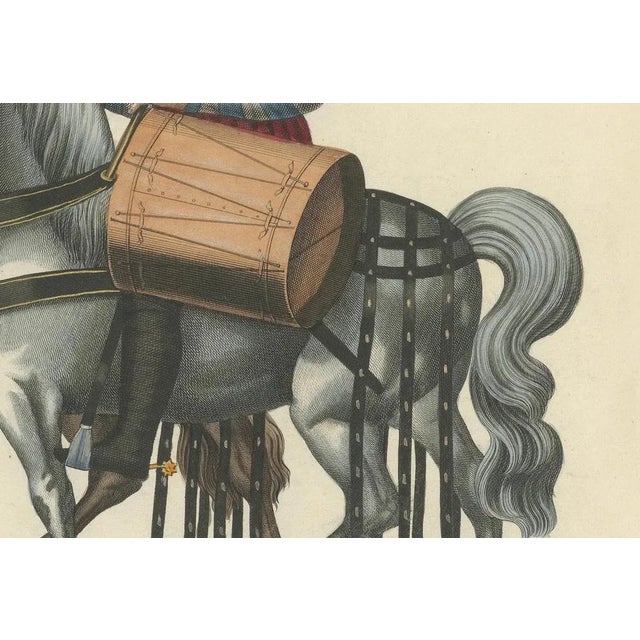 Medieval Musicians on Horseback, 1842, Paper For Sale - Image 3 of 6