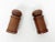 Brown Danish Teak Salt and Pepper Shakers - Vintage For Sale - Image 8 of 10