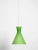 1950s Mid-Century Austrian Green Glass Diabolo Pendant Lamp For Sale - Image 5 of 14