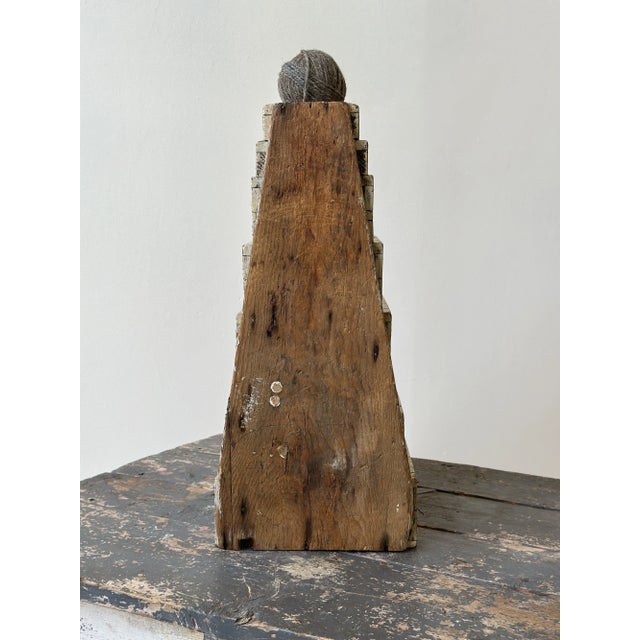 Vintage Folk Art Graduated Shop Bag Stand, Circa 1940s For Sale - Image 13 of 15