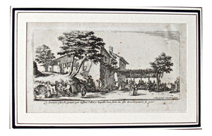 Jacques Callot, The Little Trellis, Etching, Mid-17th Century