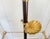 English Vintage Hollywood Regency Style Gentlemen's Brass & Decorative Iron Valet Clothing Rack For Sale - Image 3 of 10
