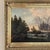 Dark Green 19th Century Framed Oil Painting on Canvas by R. Waldau For Sale - Image 8 of 17