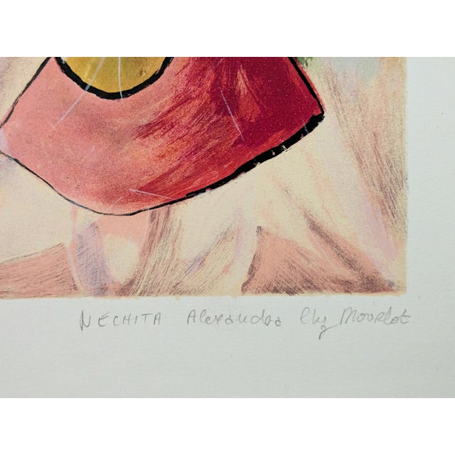 Alexandra Nechita, Forgotten Values, Lithograph in Colors, 1997 For Sale - Image 6 of 7