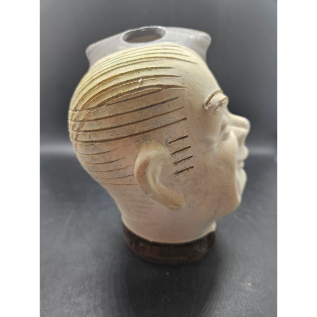 Wwii Hi Buddy Smiling Soldier Gi Planter ViA Pet Vintage Patina Figurine For Sale - Image 4 of 5
