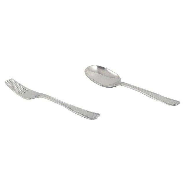 Georg Jensen. Old Danish child's cutlery set in sterling silver. Marked after 1944. In excellent condition. Fork: 15.2 cm.
